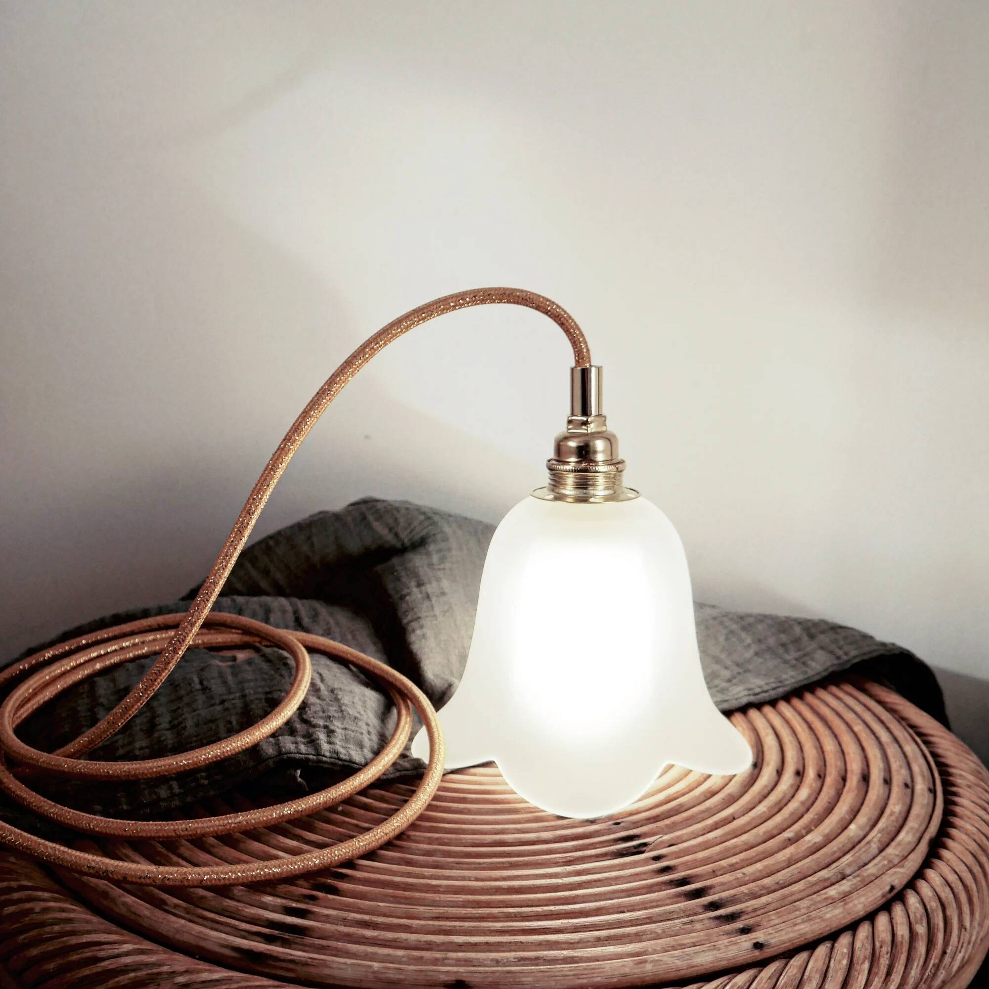 Vintage tulip lamp