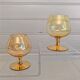 6 vintage cognac glasses