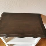 Restyled cherry pedestal table