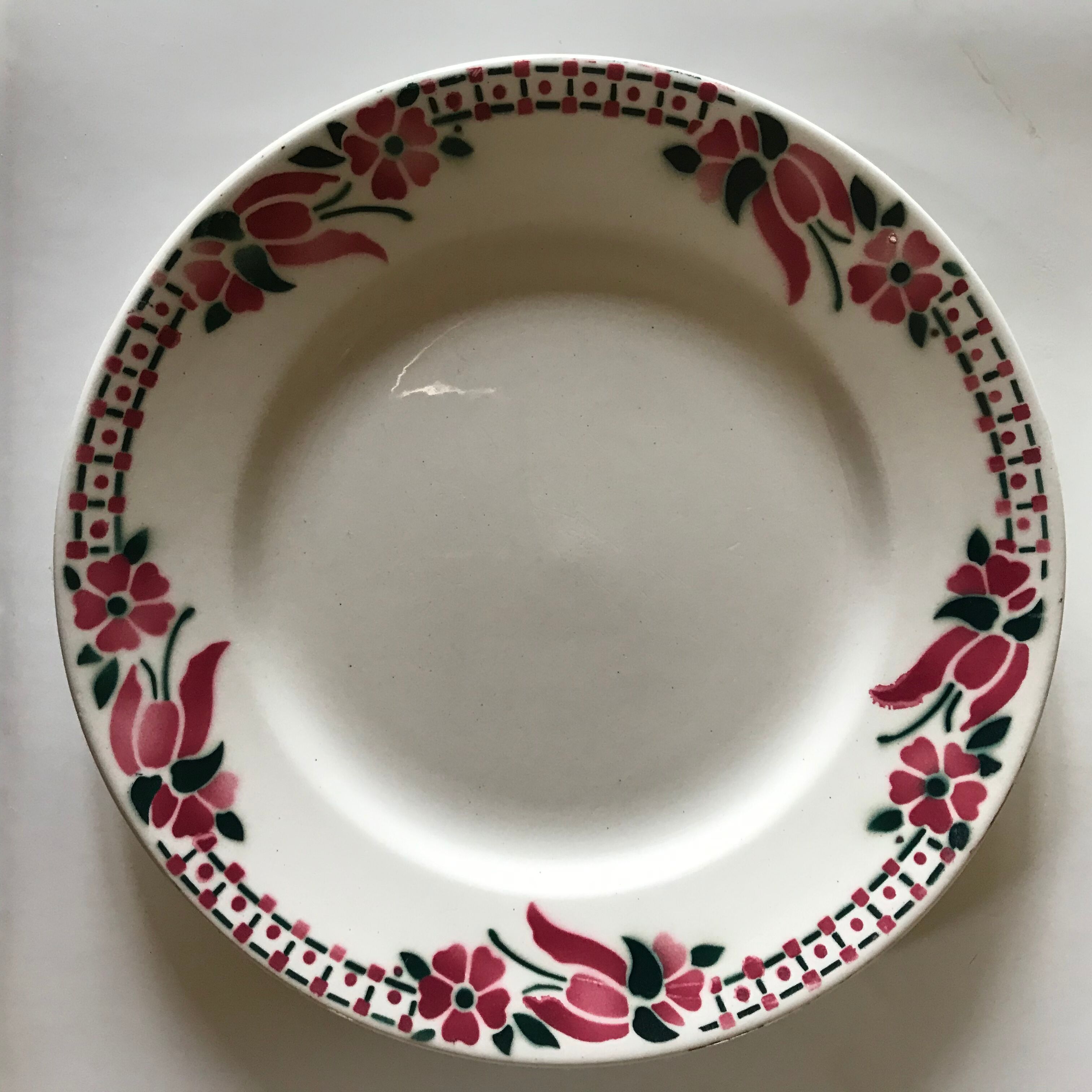 Lot de 6 assiettes à dessert St Amand