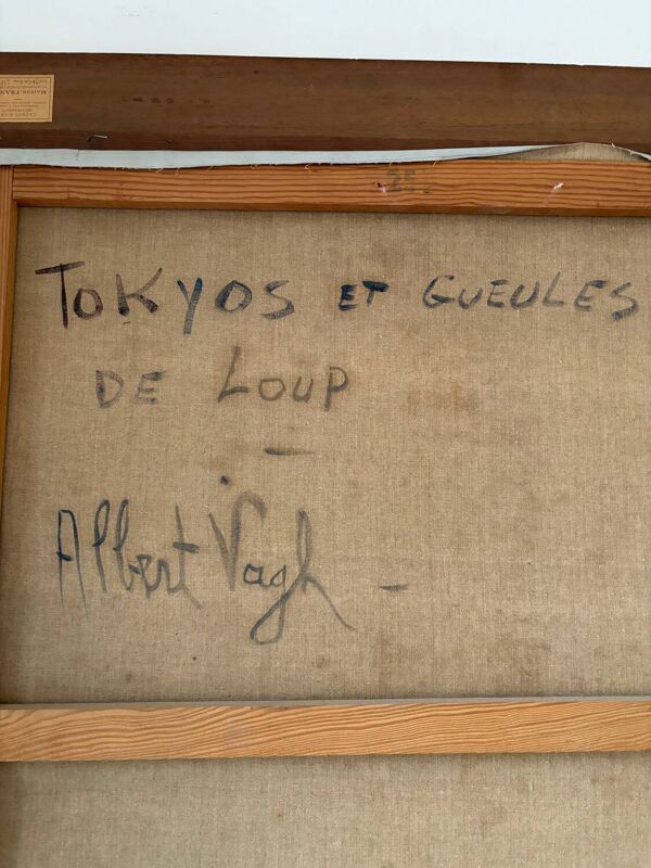 Bouquet de fleurs signée