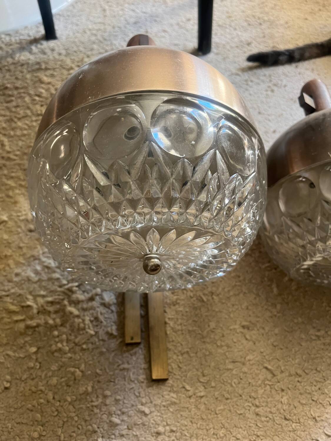 Pair of 60s wall lights