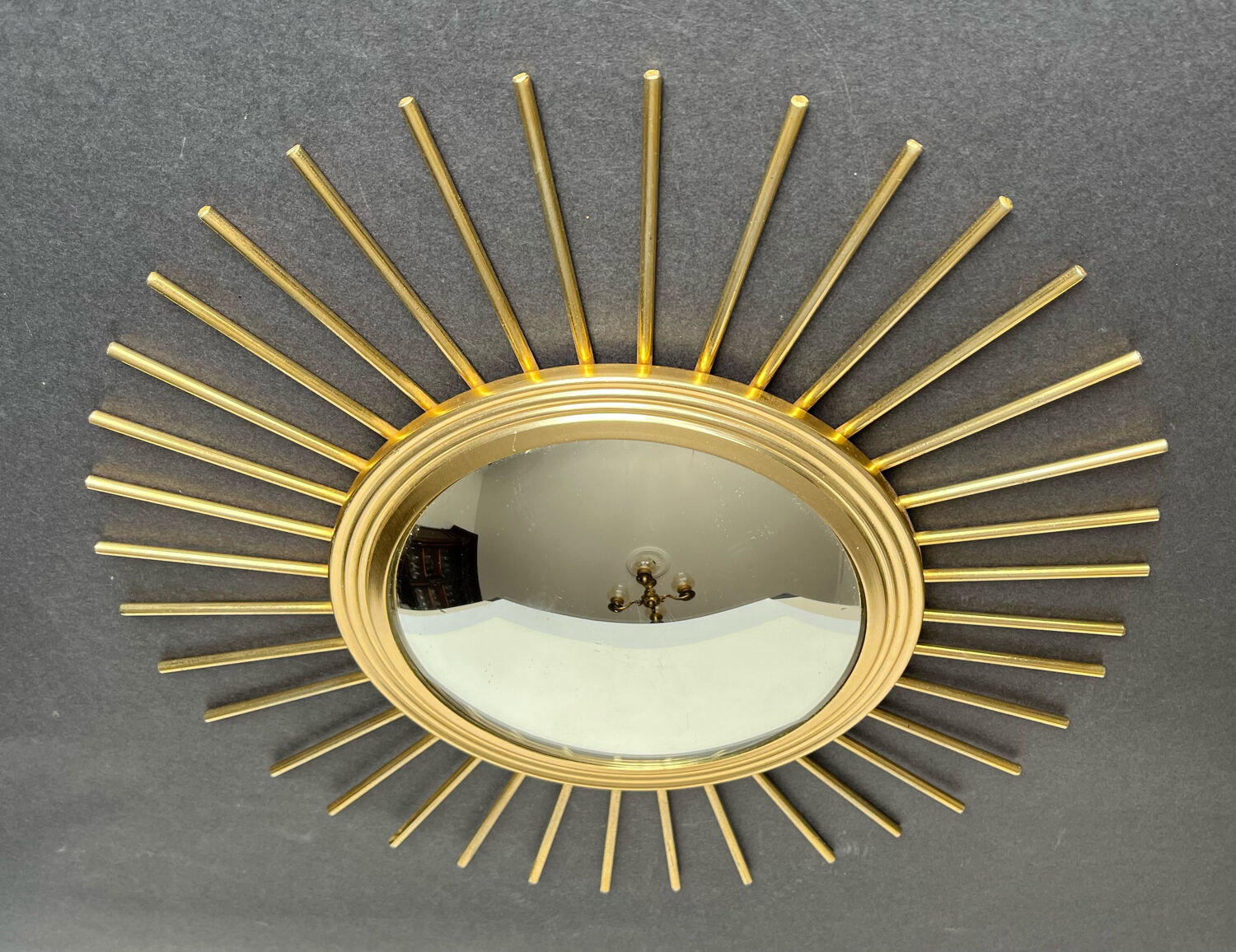 Sun mirror witch's eye brass