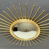 Sun mirror witch's eye brass