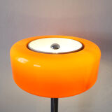 Floor Lamp Chrome and Orange, 1970's