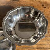 Vintage stainless steel sugar bowl