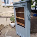 Wardrobe with 1 glass door, late 19th century