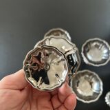 Set of vintage ice cream cups