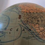 Art deco globe with light
