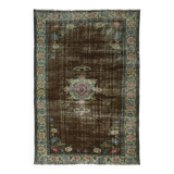 Modern Unique Rug, Turkish Oriental Handmade Boho Kilim Rug,for Kitchen,Bedroom 187x 260 cm