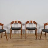 Mid-Century Danish Teak Chairs from Korup Stolefabrik, Denmark, 1960.