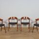 Mid-Century Danish Teak Chairs from Korup Stolefabrik, Denmark, 1960.