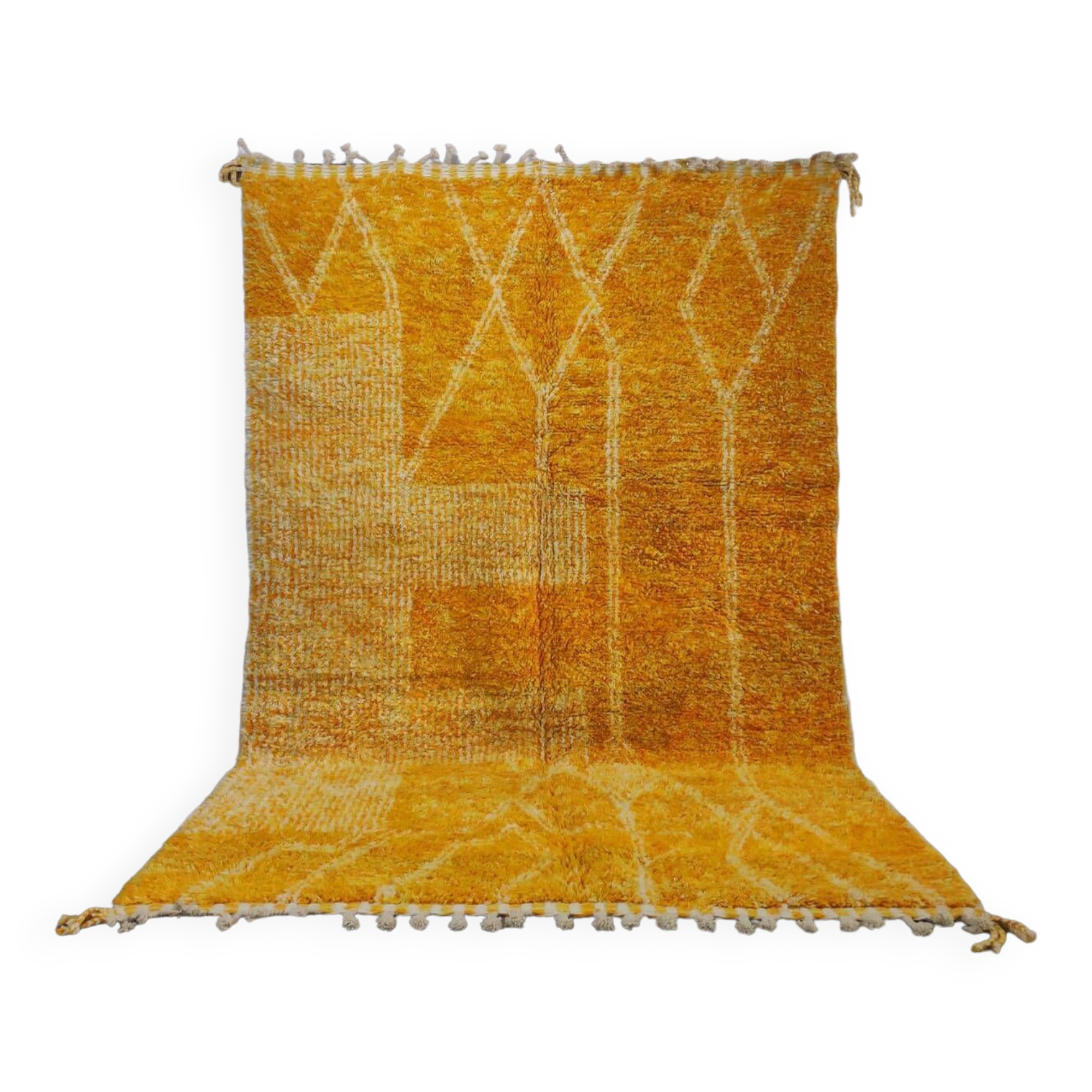 Handmade wool Berber rug 300X200 cm