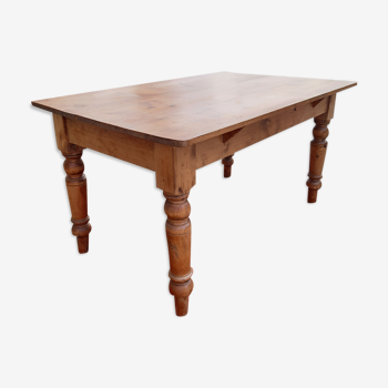 Vintage farmhouse table pich pine