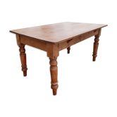 Table de ferme vintage pich pin
