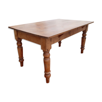 Table de ferme vintage pich pin