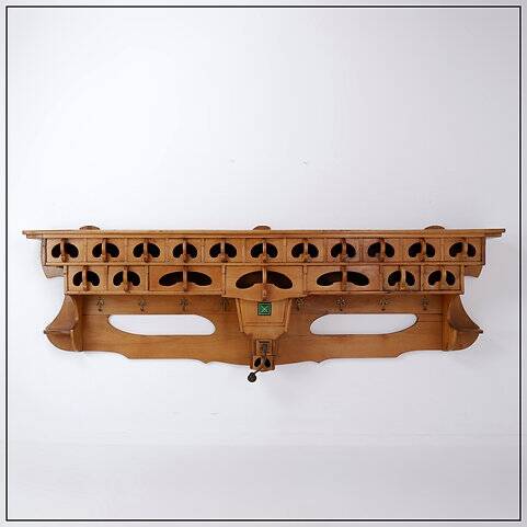Etagère de cuisine / Archelle en bois de sherry avec 18 tiroirs et moulin à café