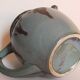 Denbac art-deco pitcher in flammé sandstone