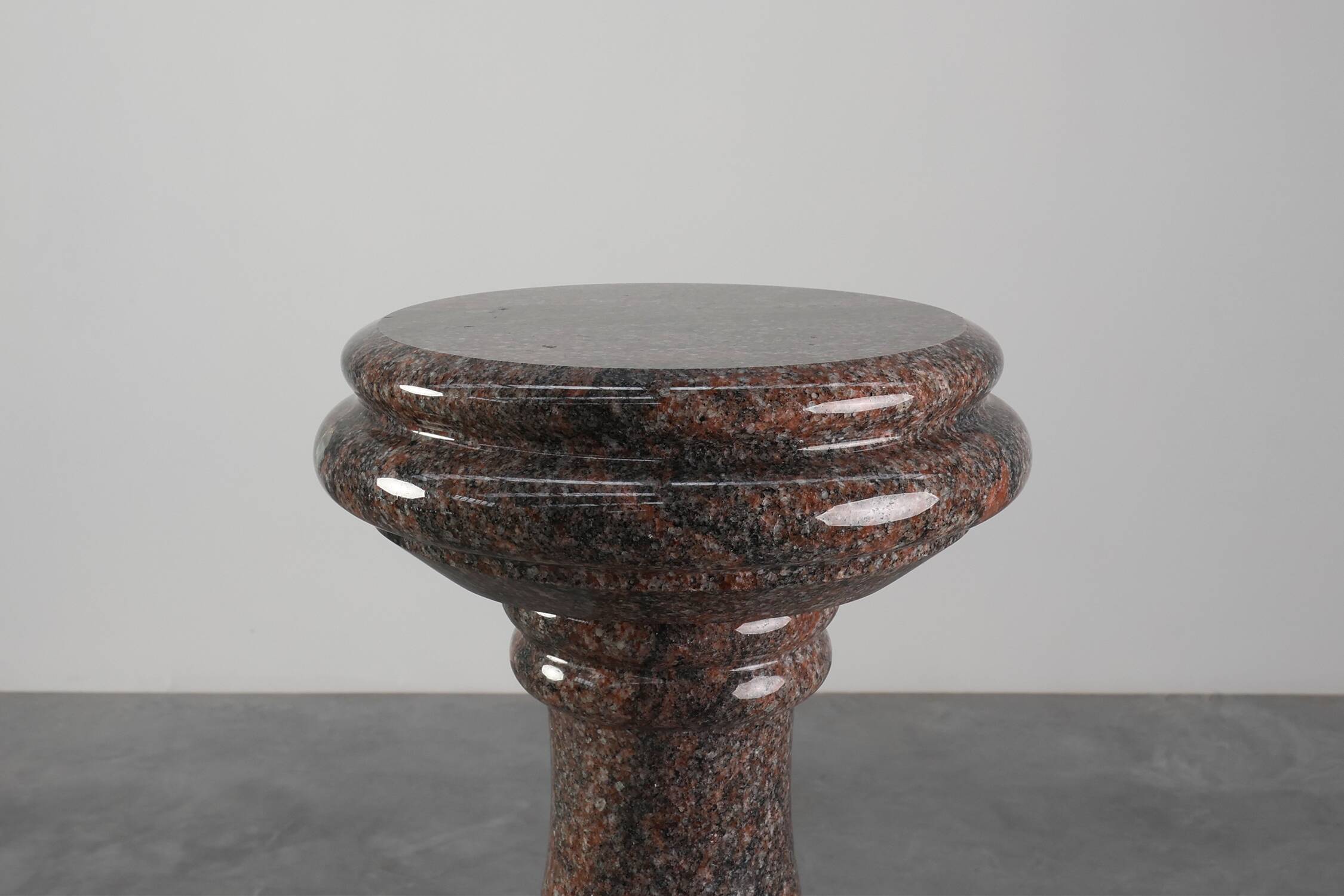 Large Mid-Century Granite Pedestal, Italy 1960s