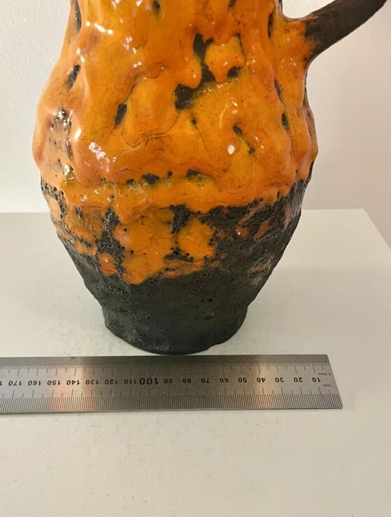 Wireless vase lamp from West German Pottery – Fat Lava jug | Pop Weave Collection