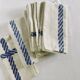 Six cotton towels