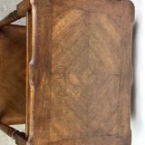 Louis Philippe style walnut side table, dressing table