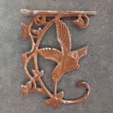 Set of 3 pretty cast iron hooks