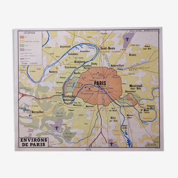 School map PARIS