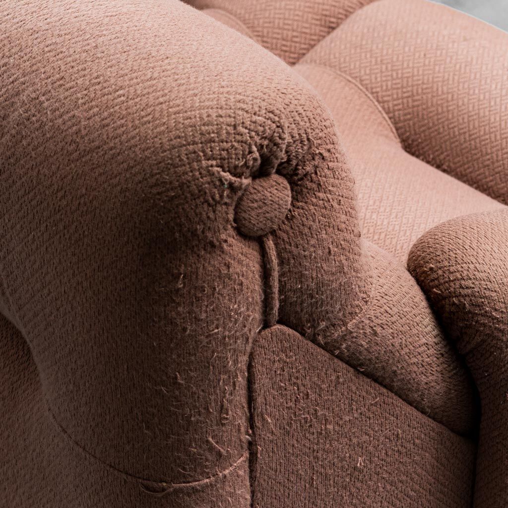 Rezia sofa 7 modules brown fabric 1p 70s vintage modern