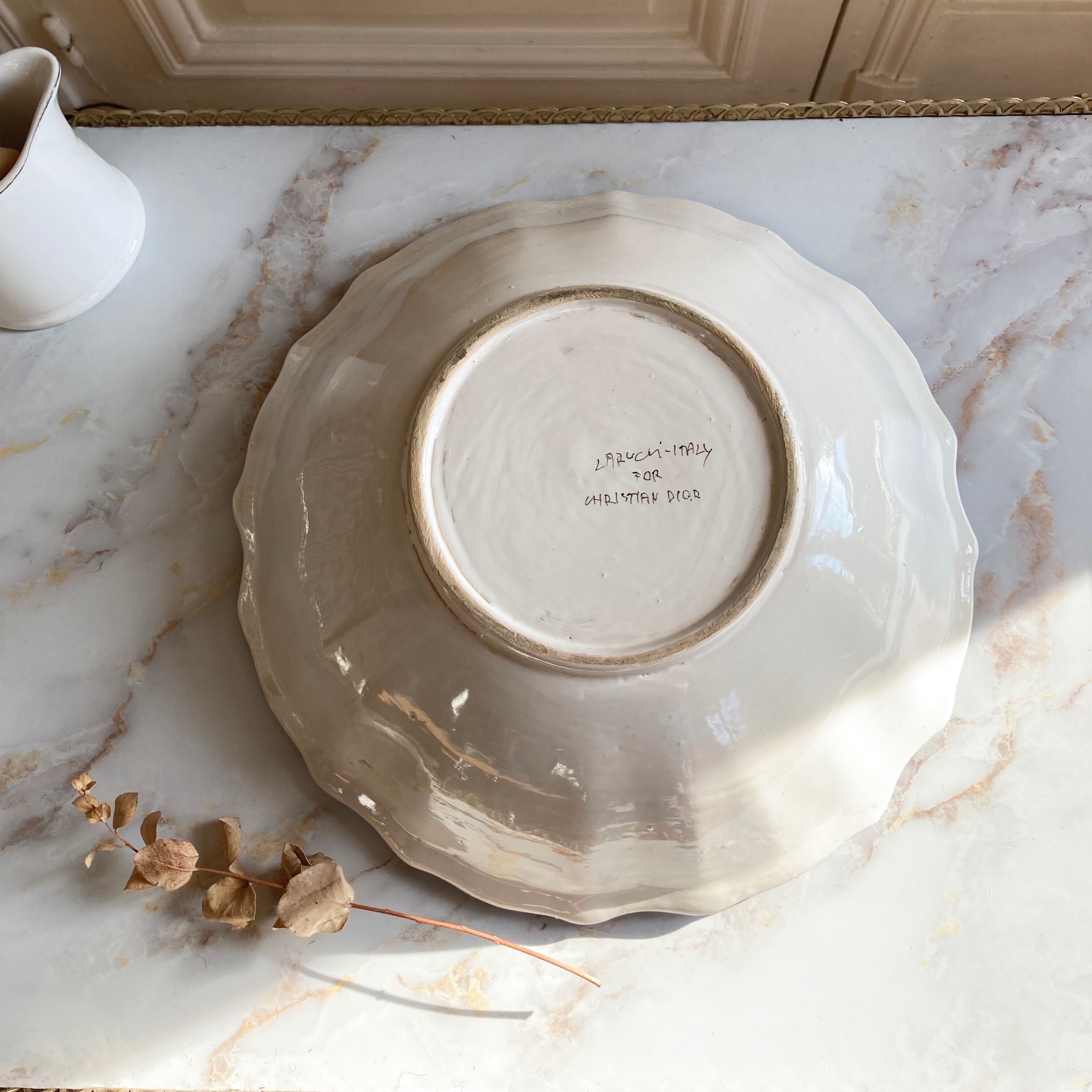 Salad dish for Christian Dior
