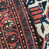 Tapis ancien persan kurde fait main 117x185 cm