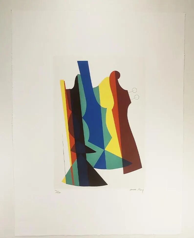1970s Man Ray Limited Edition Lithograph.