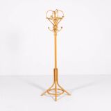Italian Bamboo-Rattan coat hanger, 1980's