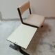 Chair + table on beam vintage 80s