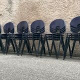 Set of 36 stackable chairs by Walter Leeman for Kusch & Co