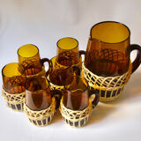 Rattan orangeade service