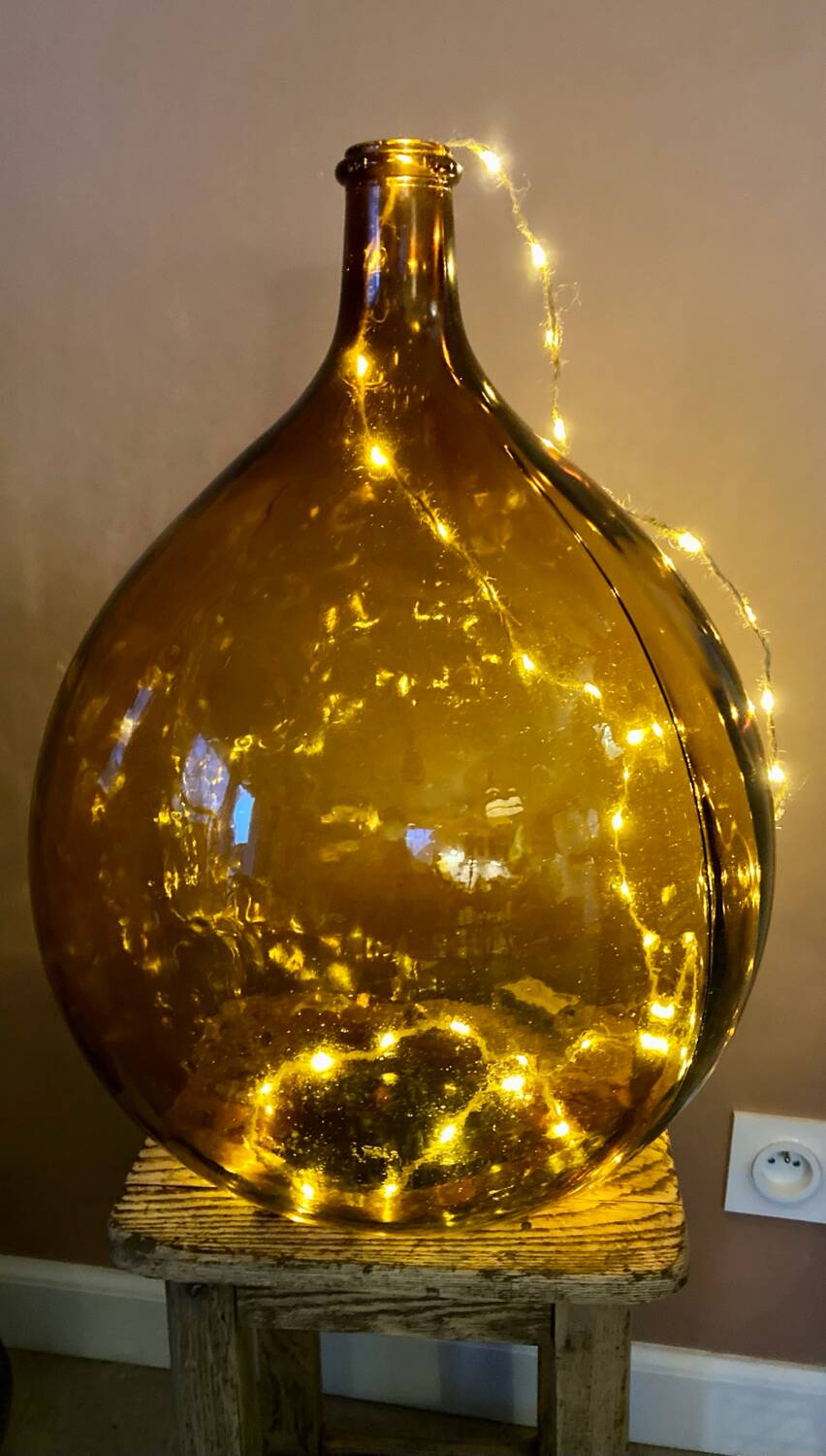 Amber demijohn 30L