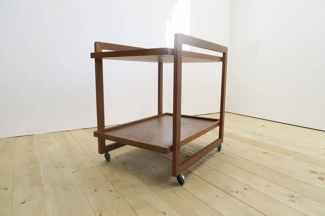Rosewood bar cart, 1960s