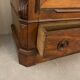 1900 walnut display case