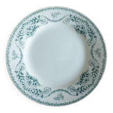 1 iron clay dessert plate Chenonceaux model 221218