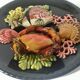Assiette barbotine poisson