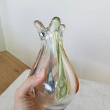 Vintage Art Glass Vase: Hanna Machanovska Mstisov Glassworks, Czechoslovaki