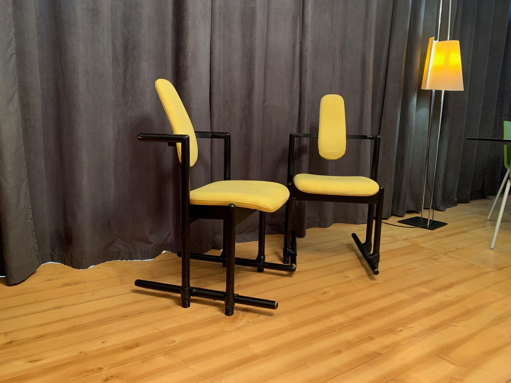 Pair of Flysit armchairs by Peter Opsvik Stokke Norway 1990s