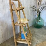 Rattan shelf