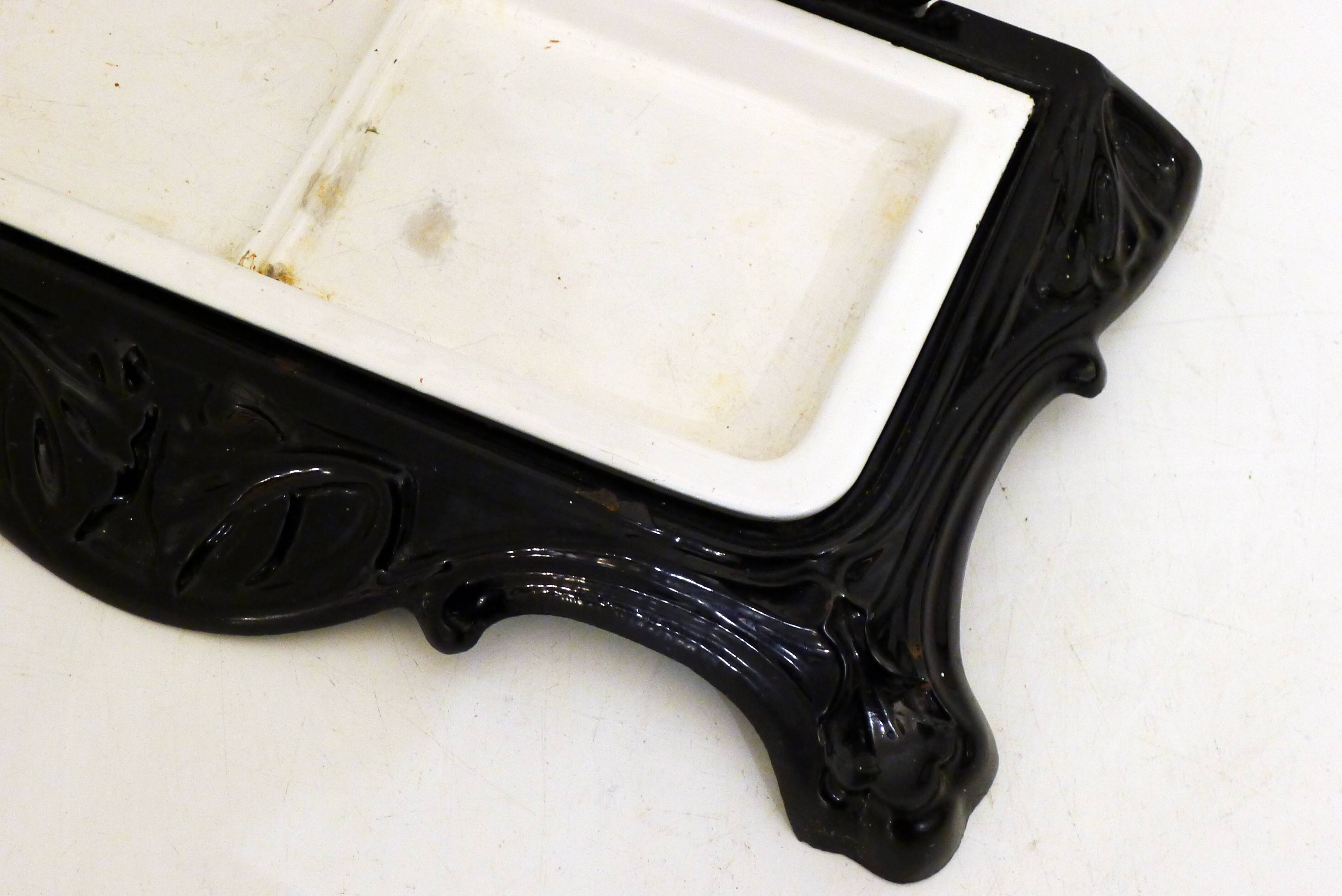 Enameled cast iron umbrella stand