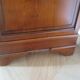 large curved chest of drawers - solid wood - cherry - 4 drawers - Louis Philippe
