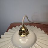 Vintage serrated pendant light