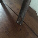 Massive wooden tripod stool