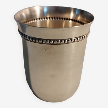 Silver-plated tumbler