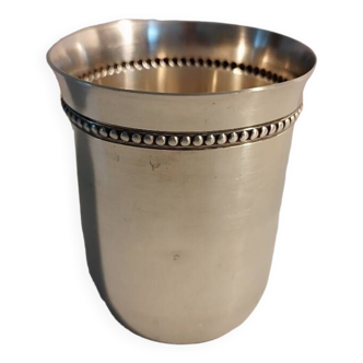 Silver-plated tumbler